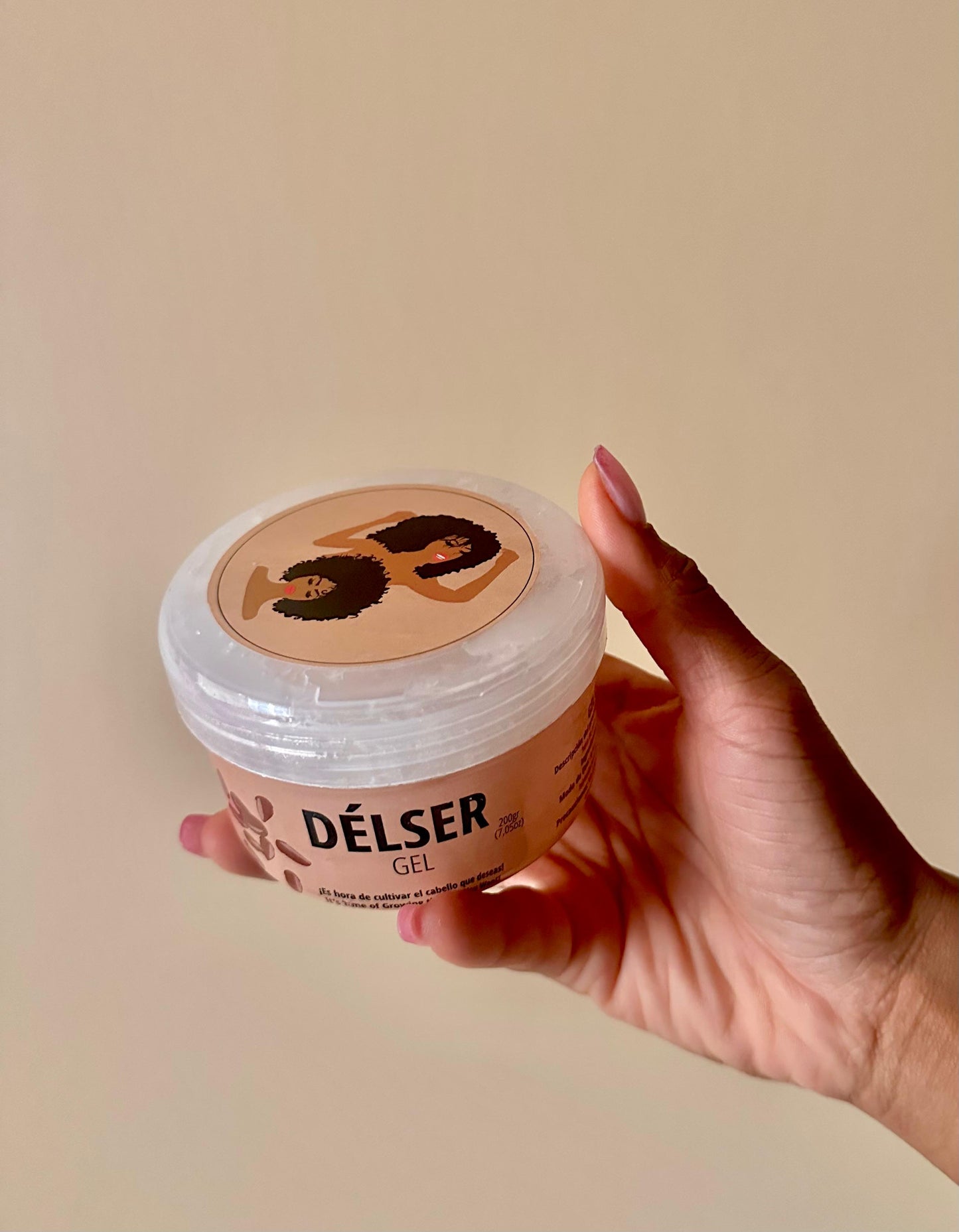 Gel para el cabello Delser: fórmula estimulante del crecimiento y fijación natural del cabello