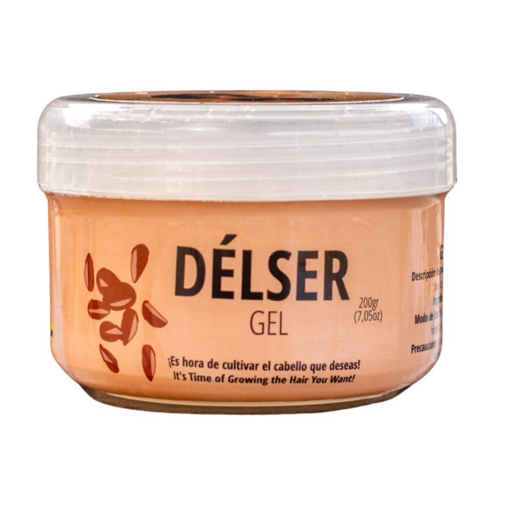 Gel Capilar | Fórmula Estimulante del Crecimiento y Fijación Natural (200 g) - DELSER